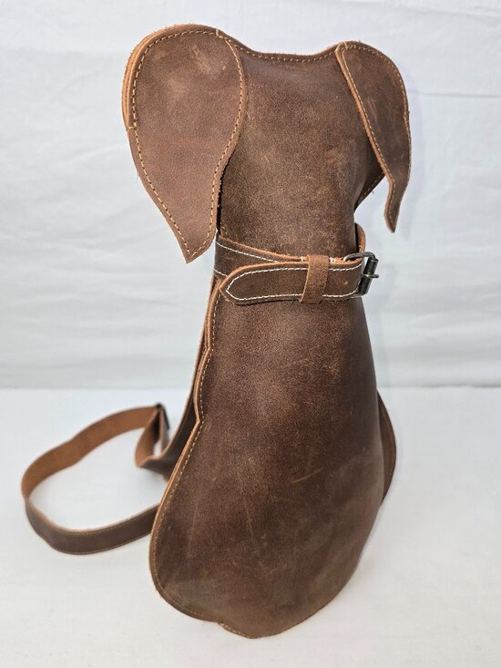Stockyard EX, The Leather Store, Doggy Shaped Leather Backpack By Hide And Play